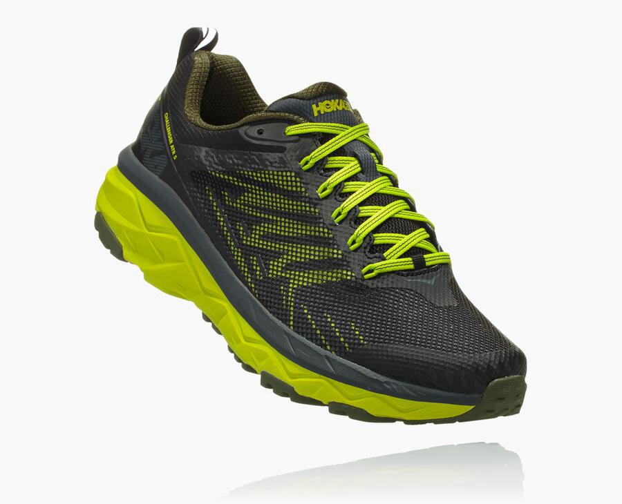 Chaussure Trail Hoka One One Challenger Atr 5 Homme - Noir/Vert - OUR-137584